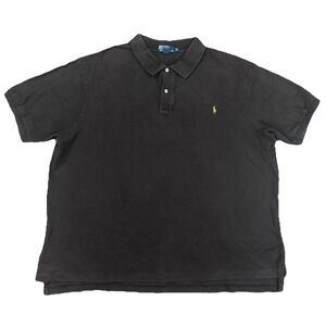Polo By Ralph Lauren Collared Shirt Men's 3XB Brown 100% Cotton Big & Tall